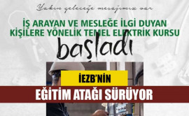 İEZB&rsquo;nin Eğitim Atağı S&uuml;r&uuml;yor; &ldquo;Temel Elektrik ve Matematik Eğitimleri Başladı&rdquo;